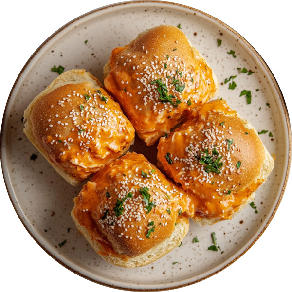 Buffalo Chicken Dip Sliders