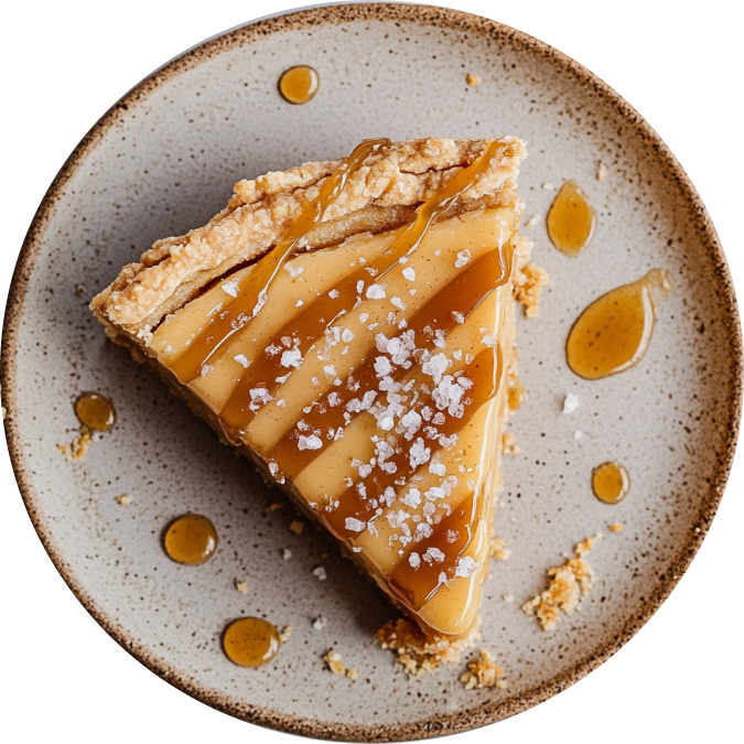 Crinkly Salted Caramel Snickerdoodle Pie