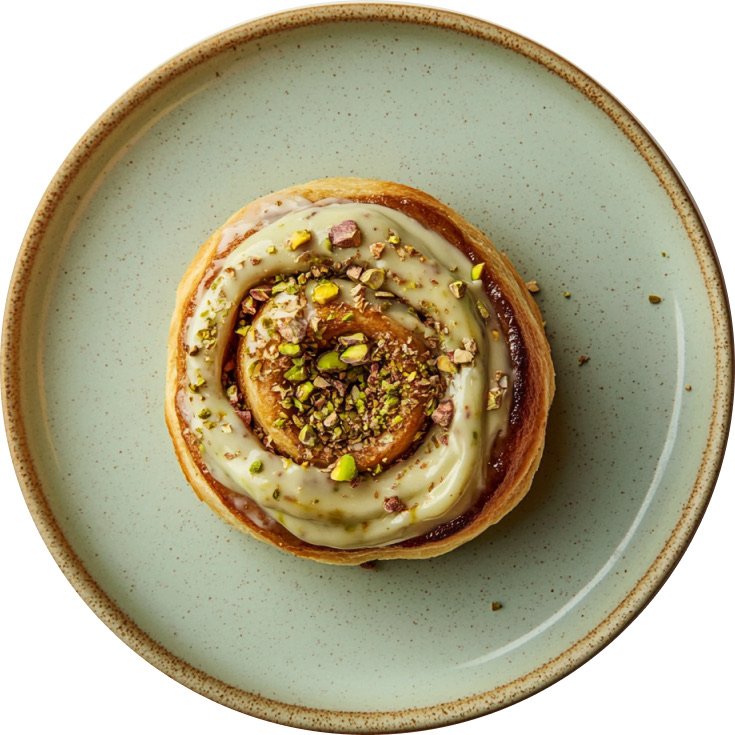 Brown Butter Vegan Pistachio Sweet Rolls