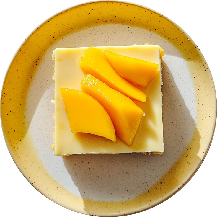 No-Bake Mango Cheesecake