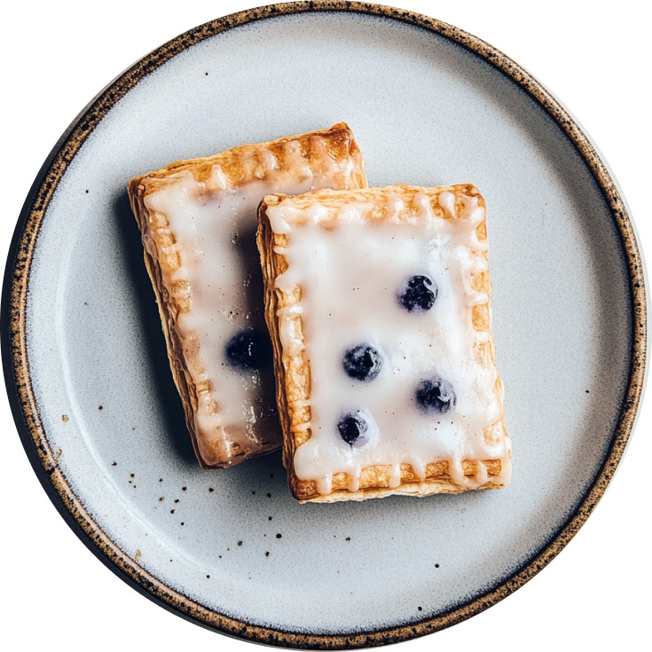 Wild Blueberry Pop Tart Bars