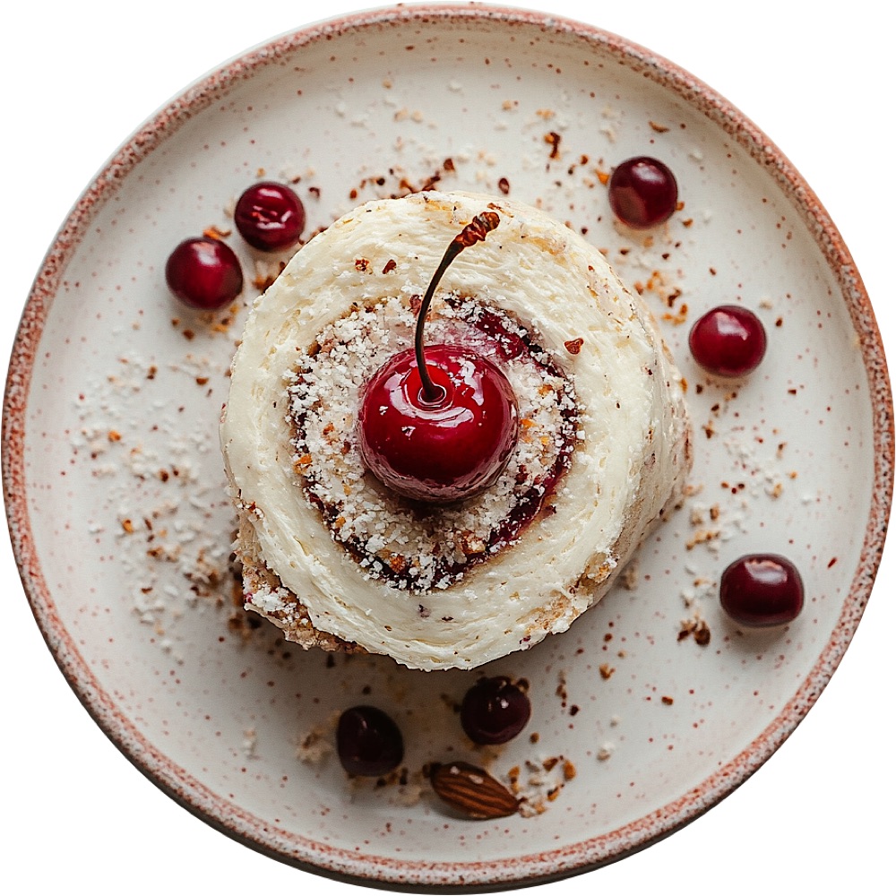 Cherry Hazelnut Budapest Roll