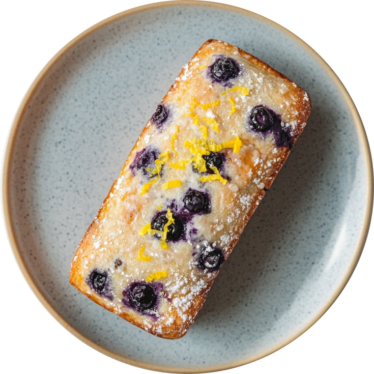 Lemon Blueberry Ricotta Loaf