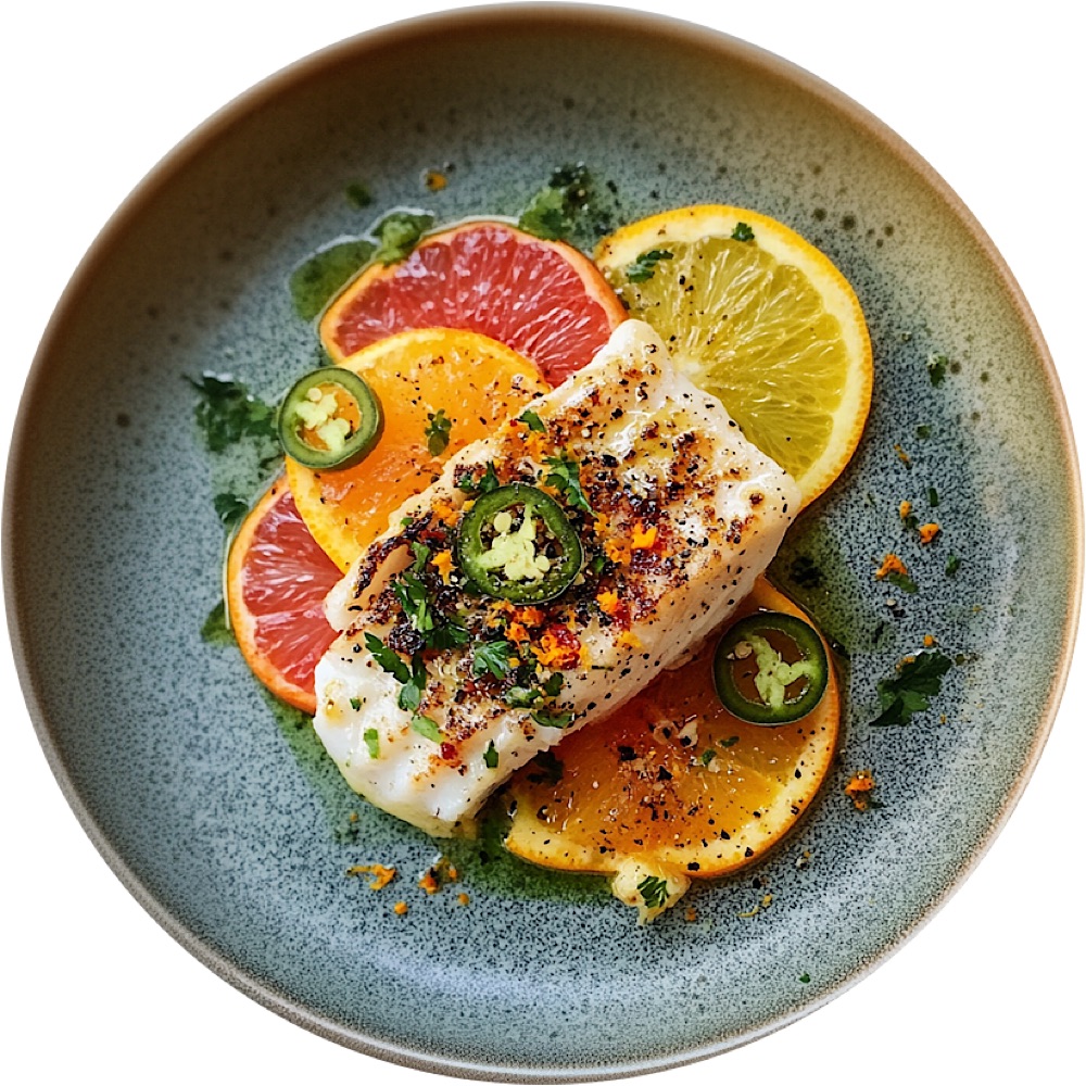 Chili Citrus Roasted Cod