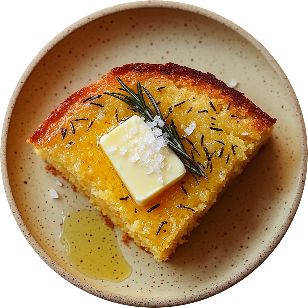 Honey & Olive Oil Rosemary Cornbread