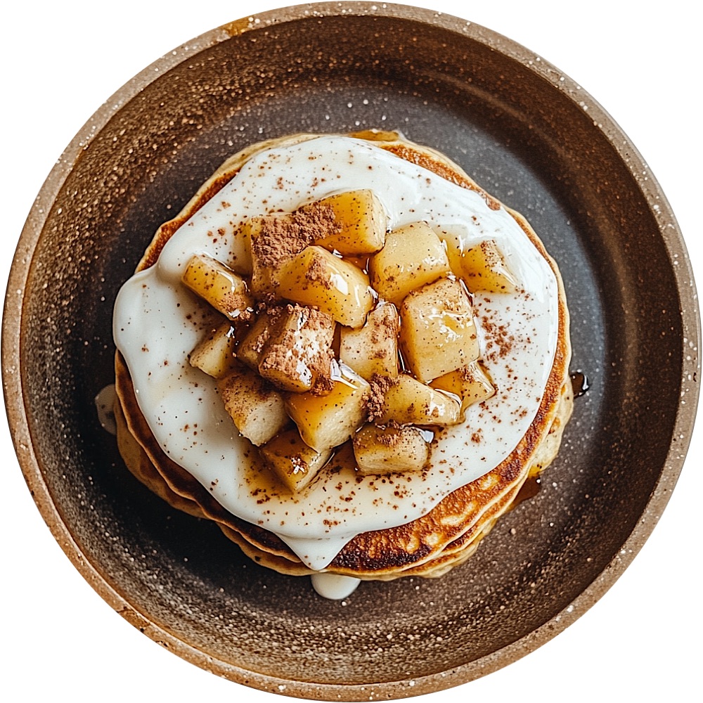 Fluffiest Apple Pie Pancakes