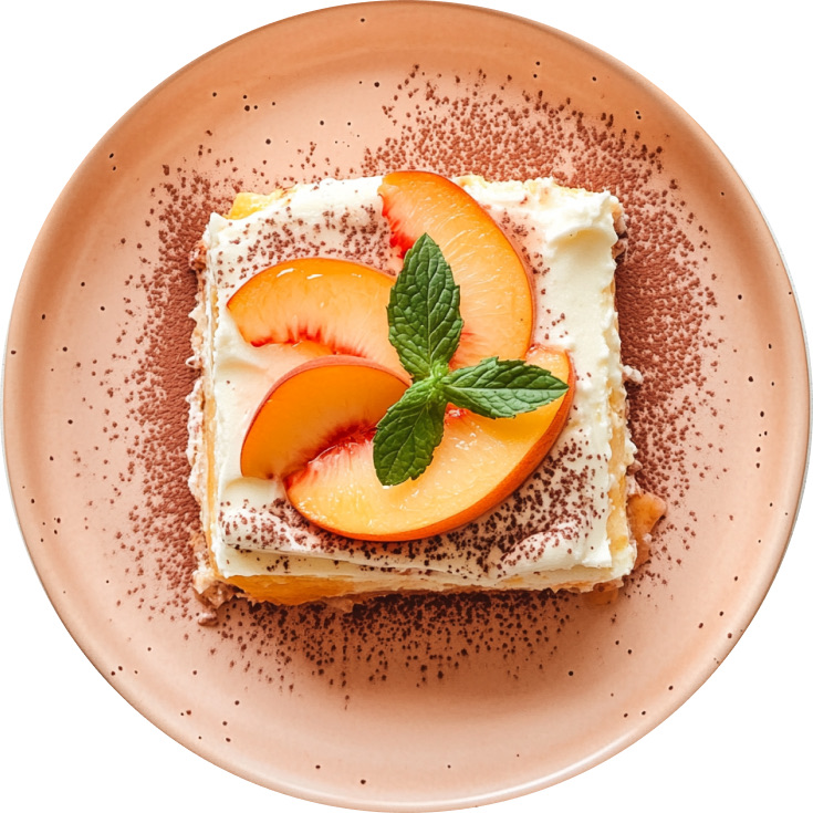 Peach Tiramisu