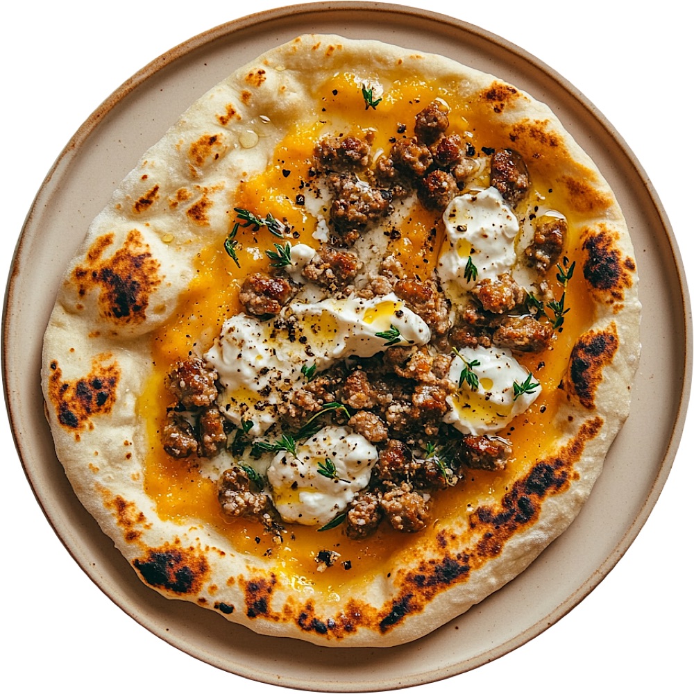 Autumn-Inspired Naan Pizzas