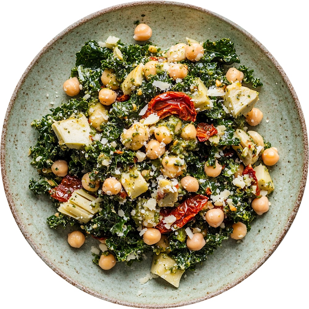 Tuscan White Bean Kale Salad