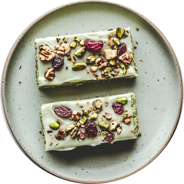 No-Bake Matcha Superfood Bars
