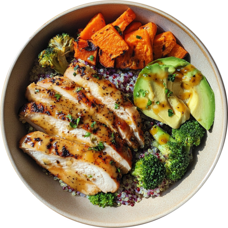 Honey Mustard Chicken Power Bowl