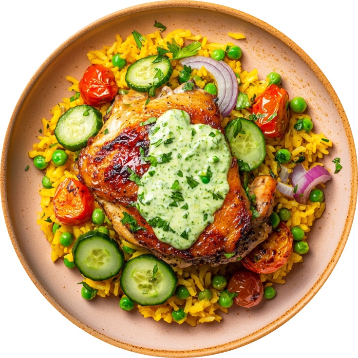Peruvian Inspired Chicken and Rice Bowl