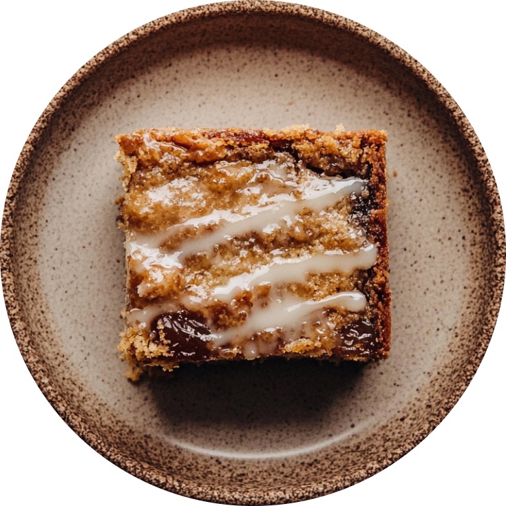 Cinnamon Roll Date Cake