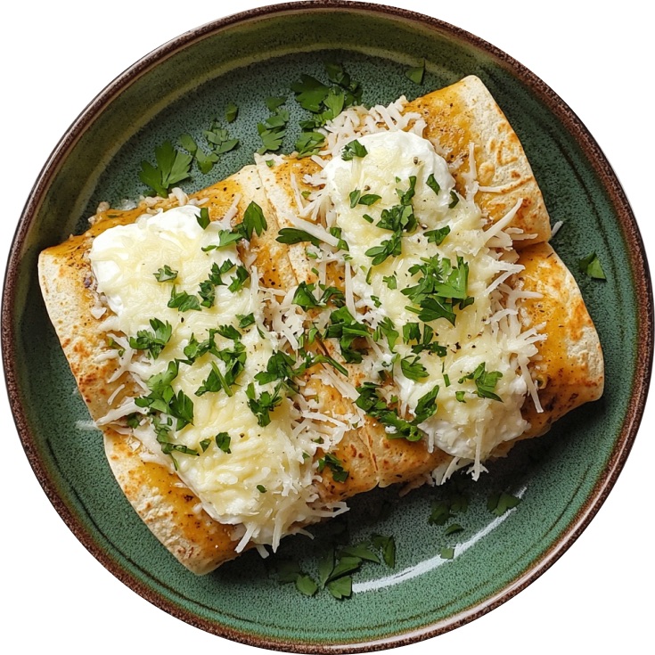 Cheesy Chicken Enchiladas Verdes