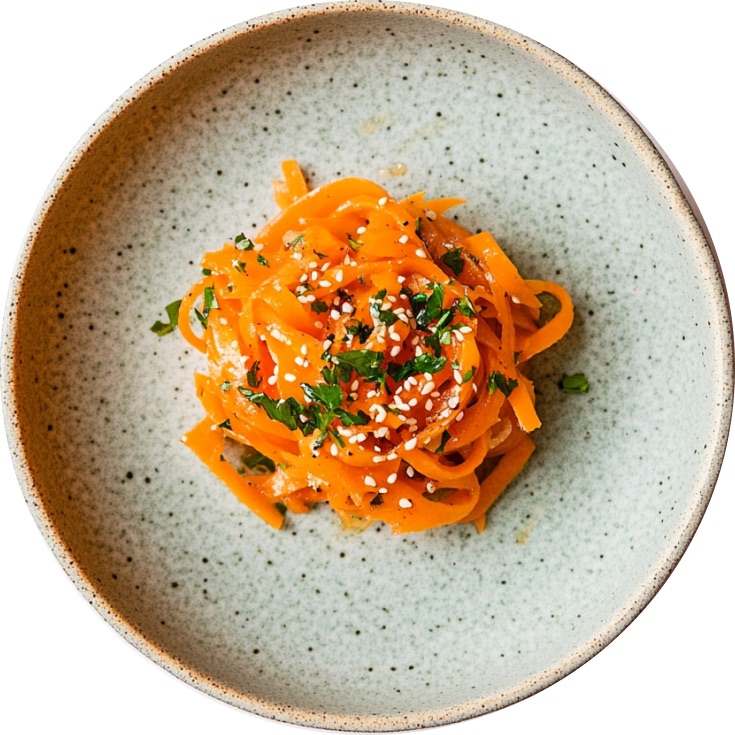 Crunchy Raw Carrot Salad