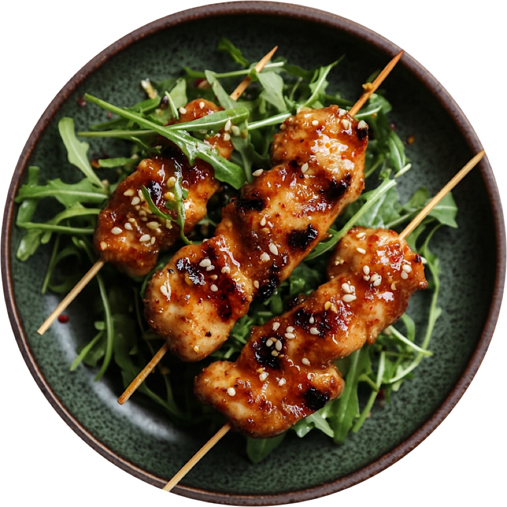 Chili, Garlic & Herb Chicken Skewers