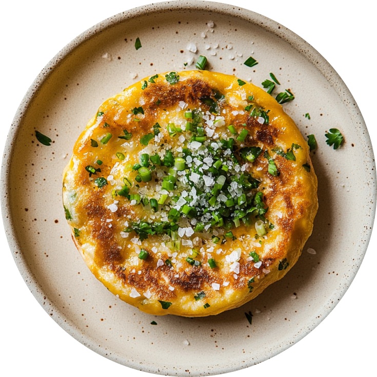 Tortilla Español with Herbs and Shallots