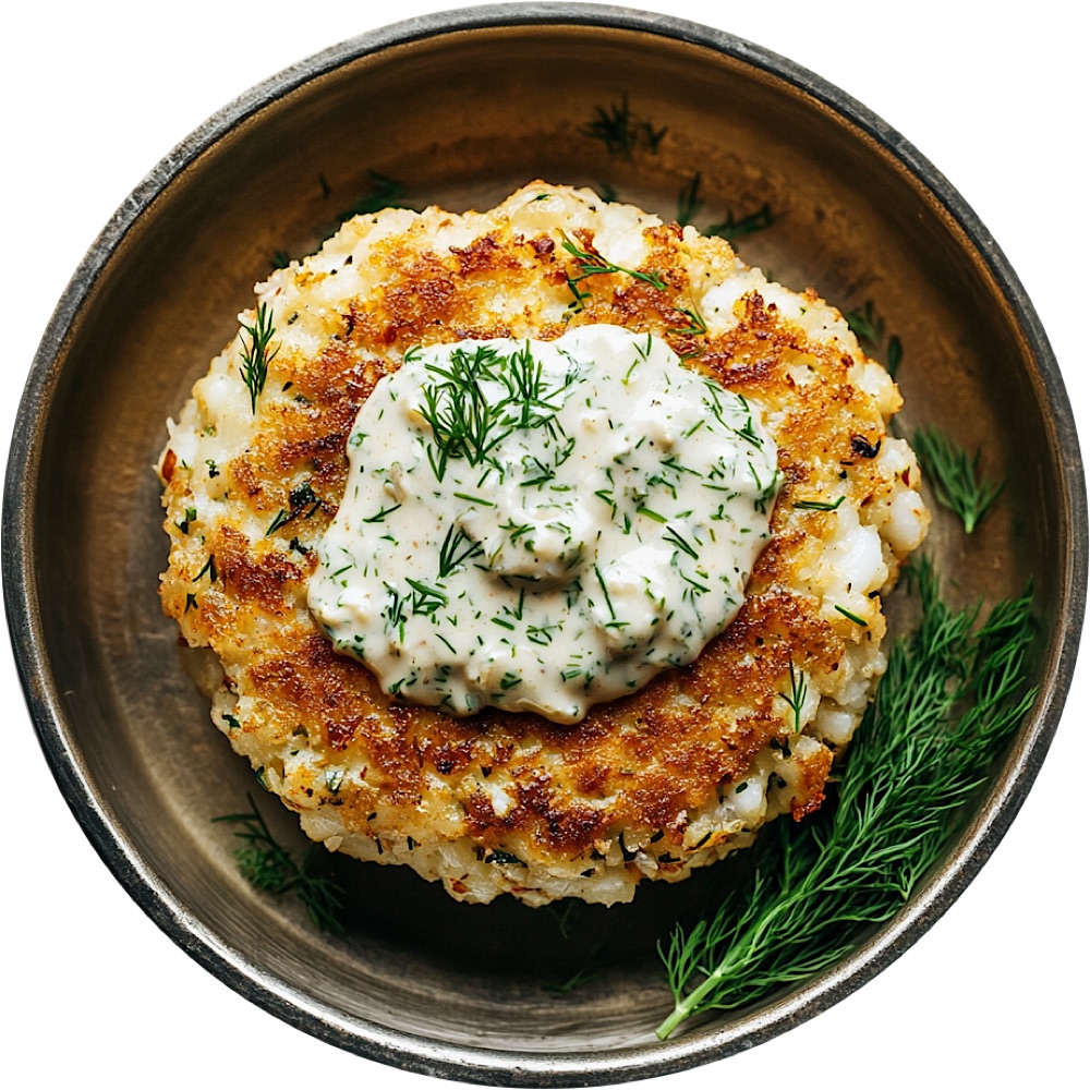 Creamy & Crispy Crab Cake