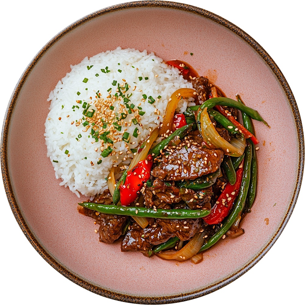 Green Bean Stir-Fry with Tender Beef