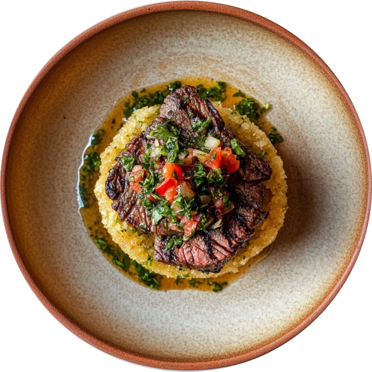 Mofongo con Churrasco