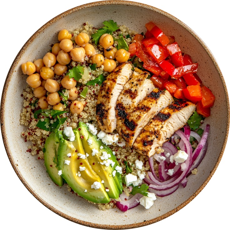 Greek Chicken Power Bowls