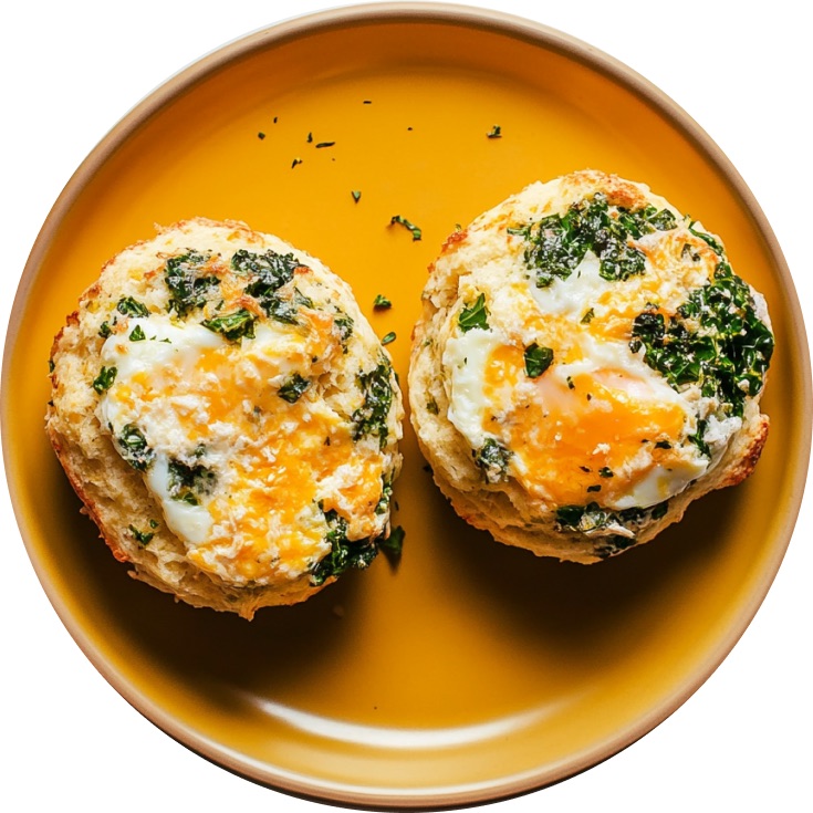 Garlic & Herb High-Protein Egg Biscuits