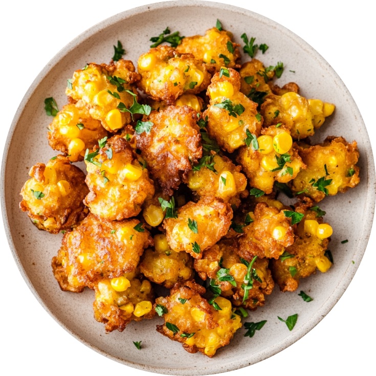 Elote-Inspired Corn Fritters