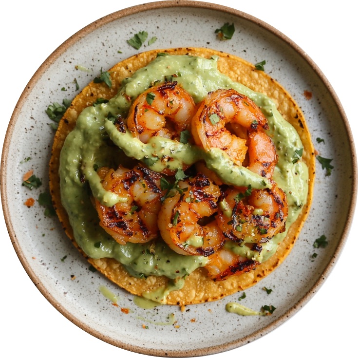 Shrimp Tostada