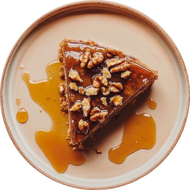 Healthy Vegan Date Walnut Cake