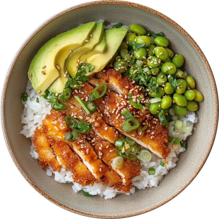 Crispy Chicken Katsu Bowls