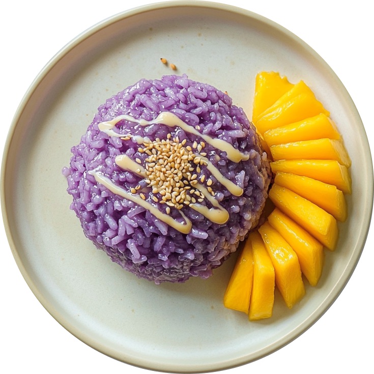 Sweet Potato Mango Sticky Rice