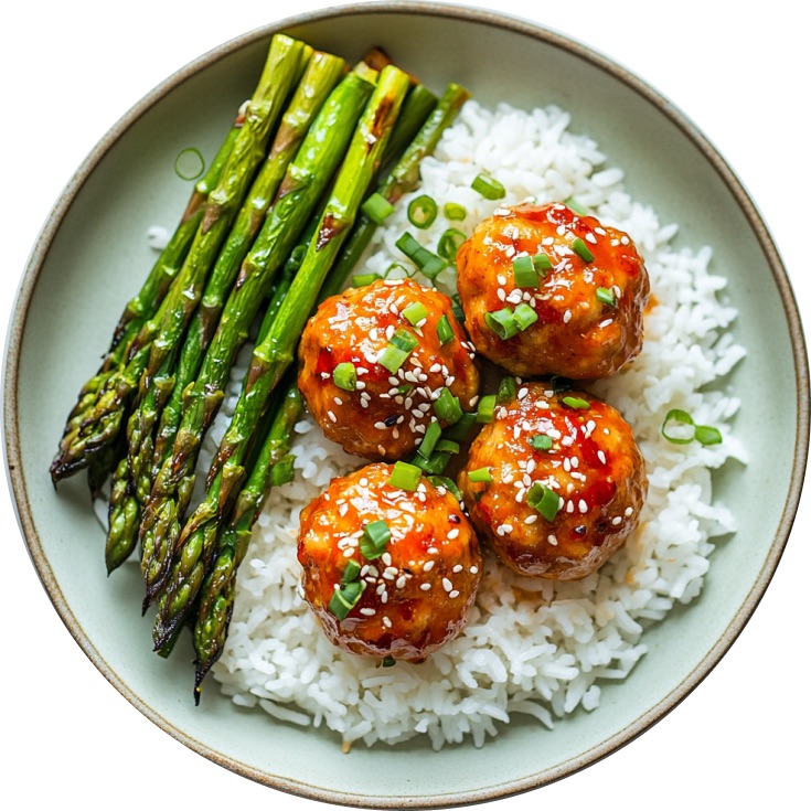 Orange Chicken Meatballs