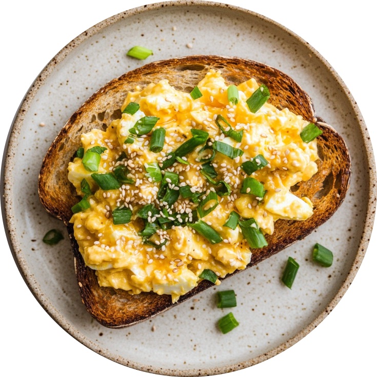 Spicy Egg Salad Toast