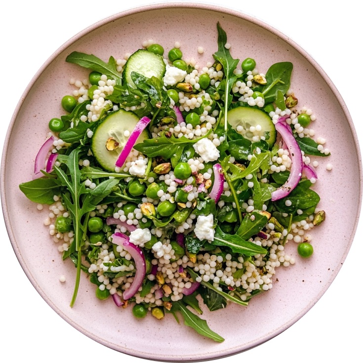 Herby Spring Pea Couscous Salad
