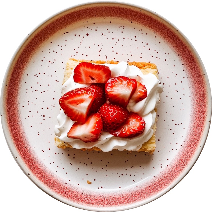 Higher Protein Sheet Pan Strawberry Shortcake