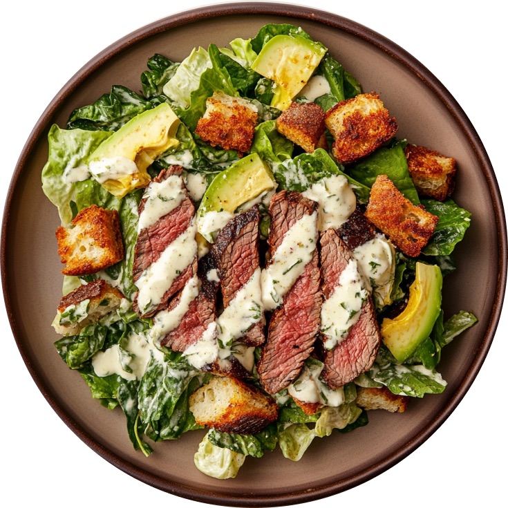 Steak Caesar Power Bowls