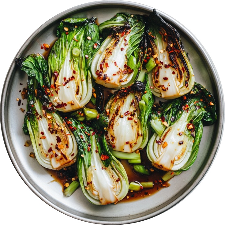 Spicy Garlic Bok Choy