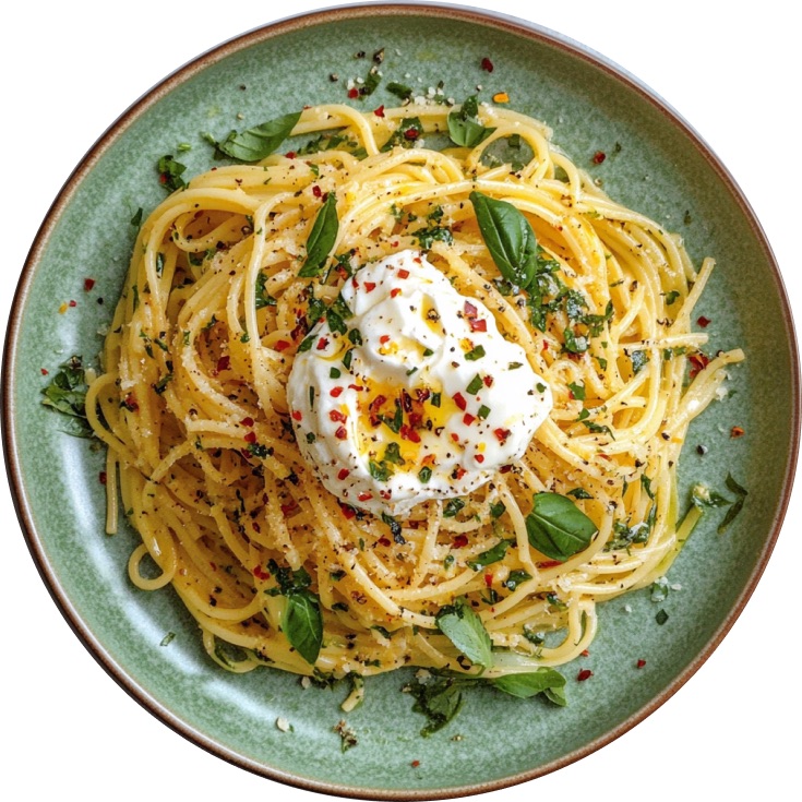 Lemon Burrata Pasta