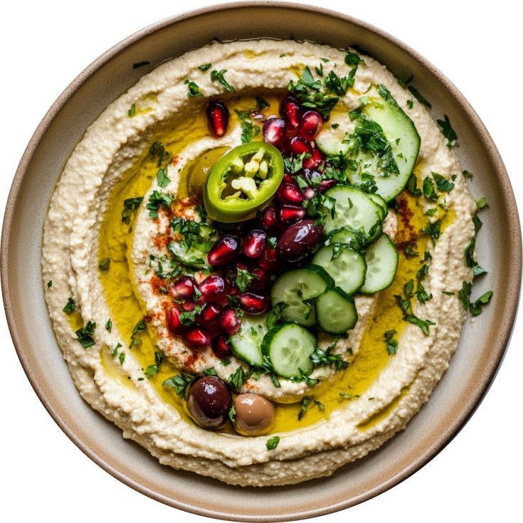 Loaded Hummus Appetizer