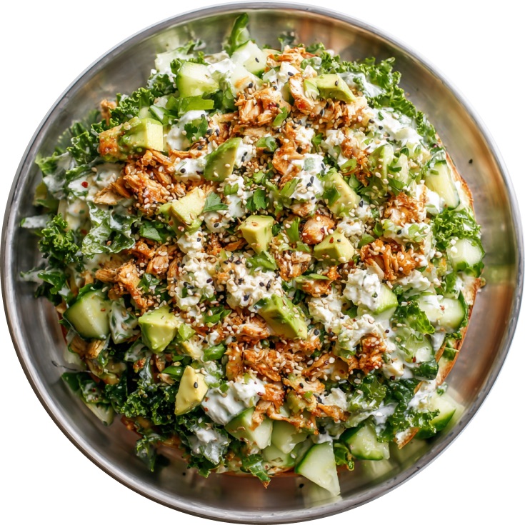 Chicken Tzatziki Avocado Salad