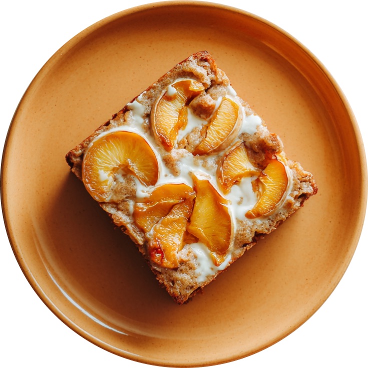 Cinnamon Peach Loaf