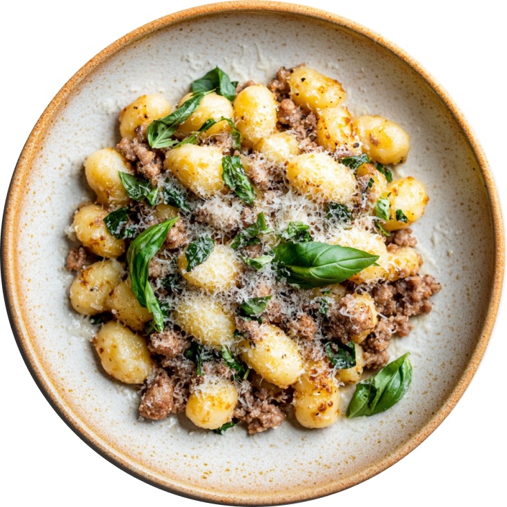 Creamy Sausage & Chorizo Gnocchi