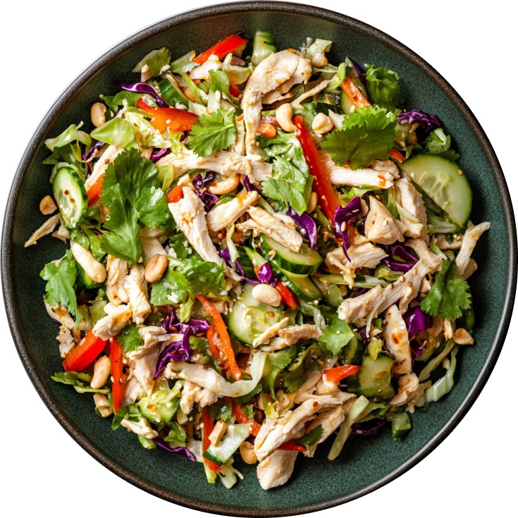 Herby Sesame Chicken Salad