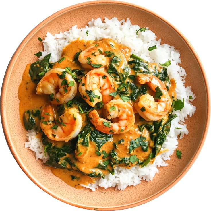 Ginger and Garlic Shrimp Coconut Milk Curry