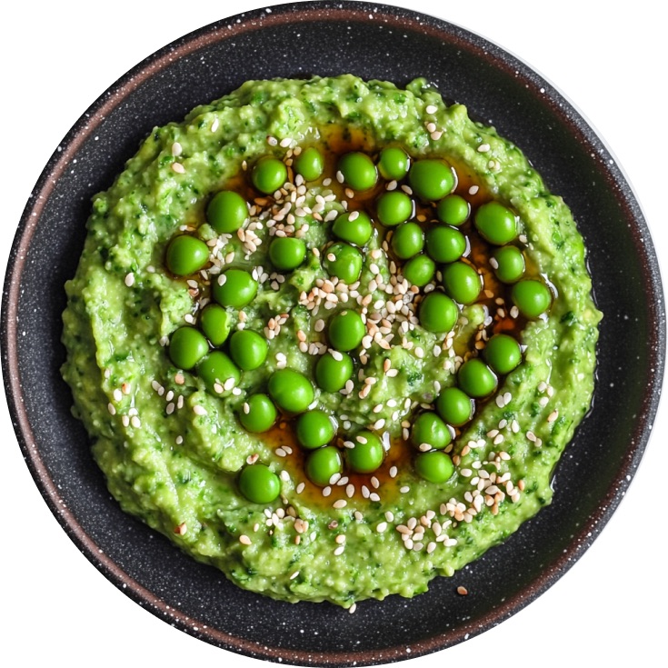 Smashed Pea and Edamame Dip