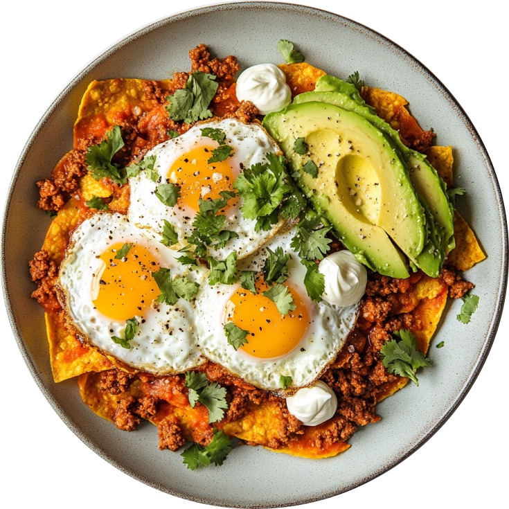 Chilaquiles in Salsa de Chorizo