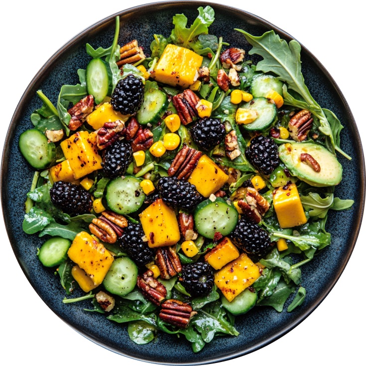 Arugula Salad with Lime Maple Vinaigrette