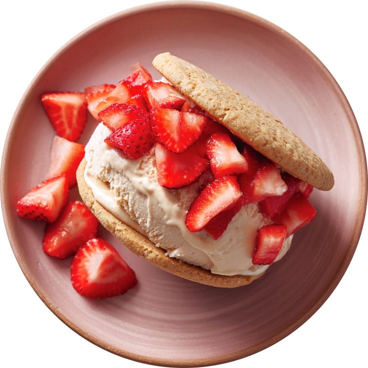 Frozen Strawberry Peanut Butter S'mores Bars