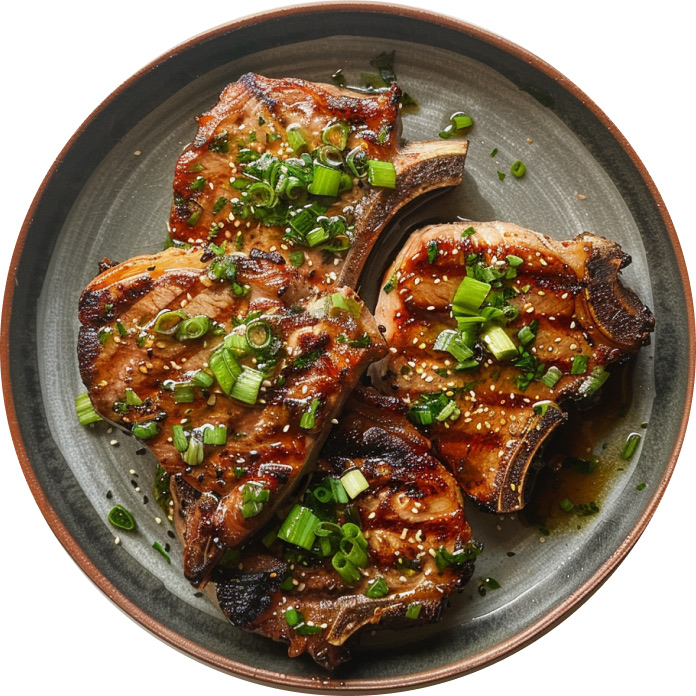 Air Fryer Lemongrass Pork Chops
