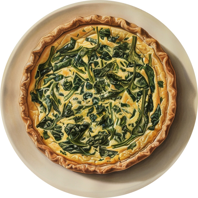 Luc's Famous Spinach Quiche